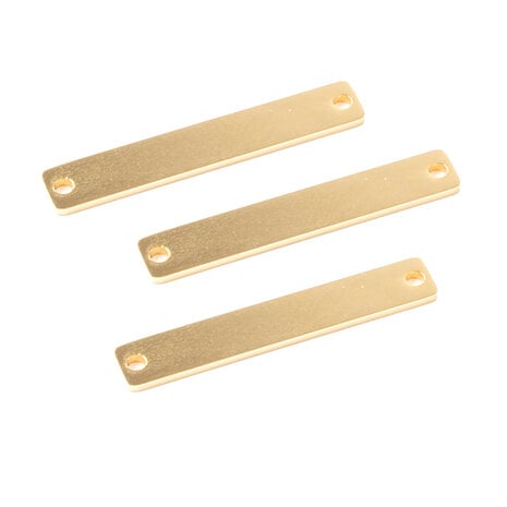 We R Makers - Jewelry Press Charms Stainless Steel Name Bar (3pcs) 