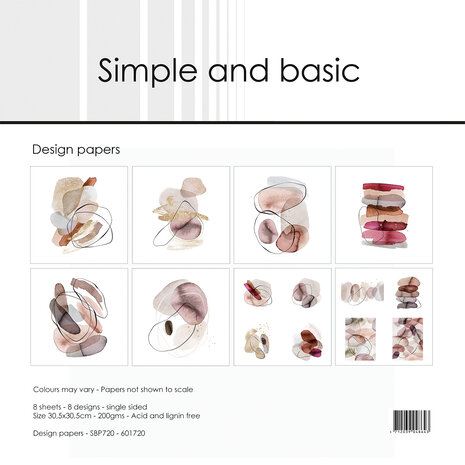 Simple and Basic - Elegant Christmas 12x12 Inch Paper Pack