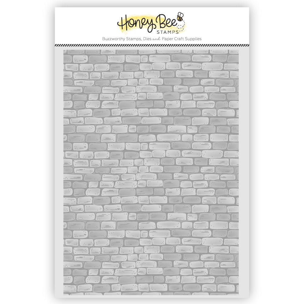 Honey Bee - Rustic Brick Wall - 3D Embossing Folder Honey Bee - Rustic Brick Wall - 3D Embossing Folder