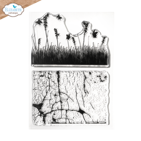 Elizabeth Craft Designs - In the Garden Stamps Cracked Fields 