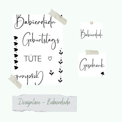 Creative Depot -  Stempelset - Designline - Babierdüdn 