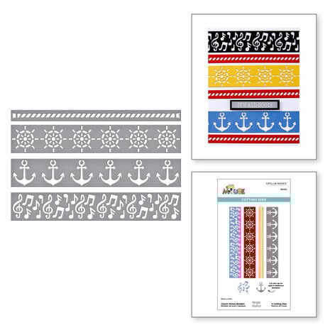 Spellbinders - Say Cheese Classic Mouse Etched Dies Borders