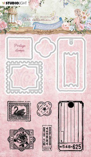 Studio Light Stamp & Cutting Die Romantic Moments nr.63