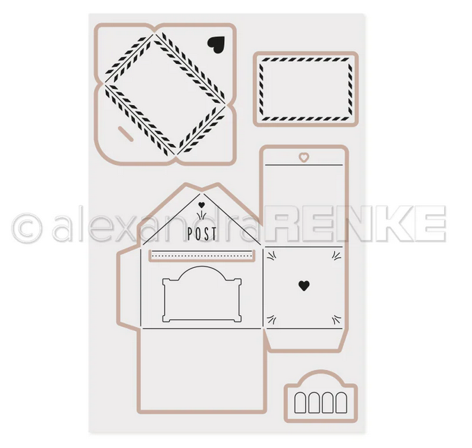 Alexandra Renke - Cut & Emboss Folder 'Briefkastenbox mit Umschlag' Alexandra Renke - Cut & Emboss Folder 'Briefkastenbox mit Umschlag'