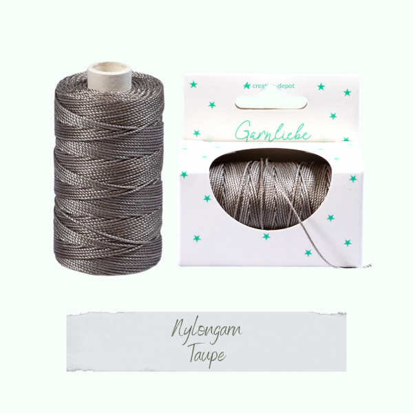 Creative Depot -  Nylongarn - Taupe - Garnliebe  Creative Depot -  Nylongarn - Taupe - Garnliebe