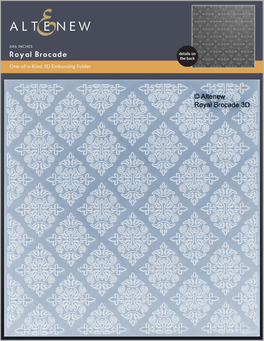 Altenew - Royal Brocade 3D Embossing Folder  Altenew - Royal Brocade 3D Embossing Folder