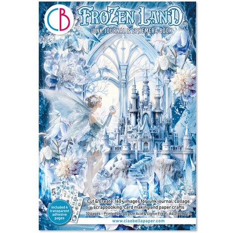 Ciao Bella - Frozen Land A4 Junk Journal Ephemera Book (32pcs) 