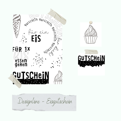 Creative Depot -  Stempelset - Designline - Eisgutschein 