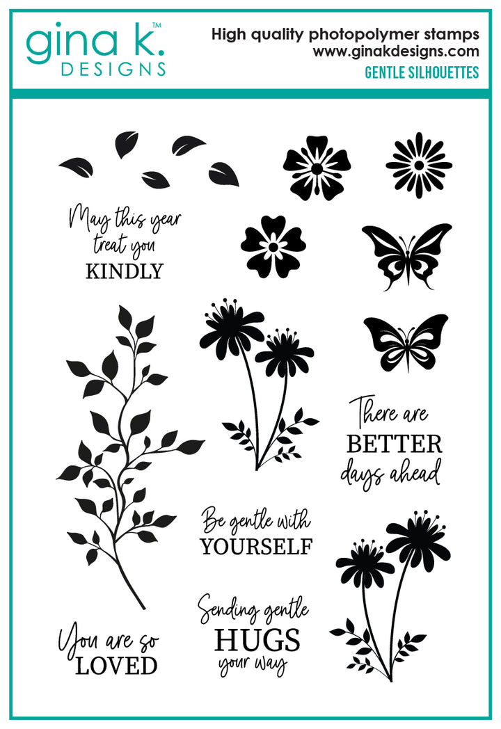 Gina K Designs - STAMPS- Gentle Silhouettes