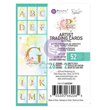 Prima Marketing - Postcards from Paradise Artist Trading Cards