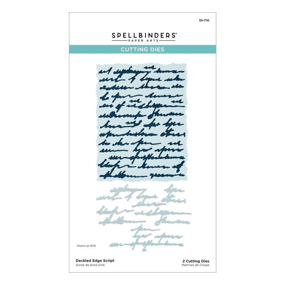 Spellbinders - Etched Dies - Beautifully Imperfect, Deckled Edge 