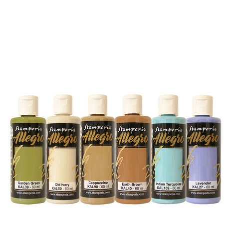 Stamperia - Herbarium Silvae Allegro Paint Kit (6pcs