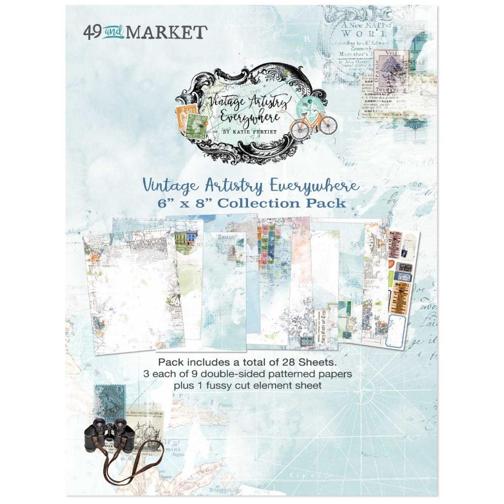 49 And Market Collection Pack 6"X8" - Vintage Artistry Everywhere 
