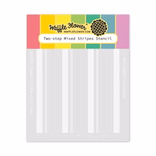 Waffle Flower - Two-step Mixed Stripes Stencil Waffle Flower - Two-step Mixed Stripes Stencil