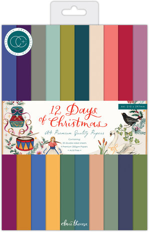 Craft Consortium - 12 Days of Christmas A4 Paper Pad
