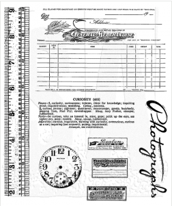 Tim Holtz Cling Mount Stamps: Curiosities Tim Holtz Cling Mount Stamps: Curiosities