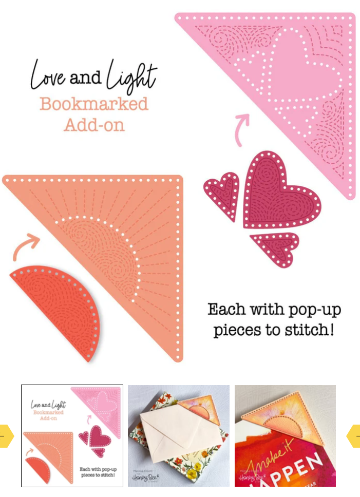 Honey Bee - In Stitches: Bookmarked Love & Light - Honey Cuts - Stand-Alone Dies