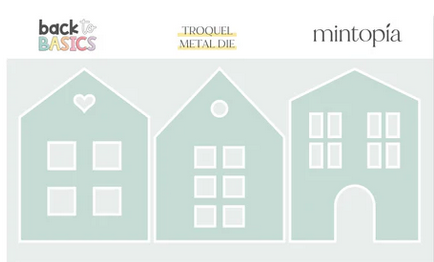 Mintopia - Back to Basics Houses Die 3"x4"