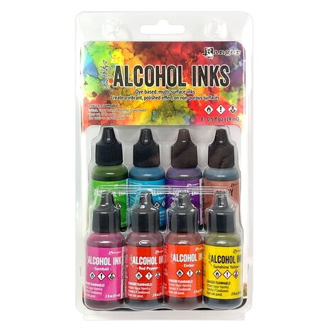 Ranger • Tim Holtz Alcohol Ink - Kit Spectrum Bright (8x0.5 fl oz)