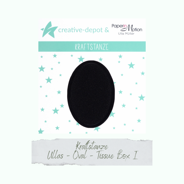 Creative Depot - Kraftstanze - Ulla´s Oval - Tissue Box I