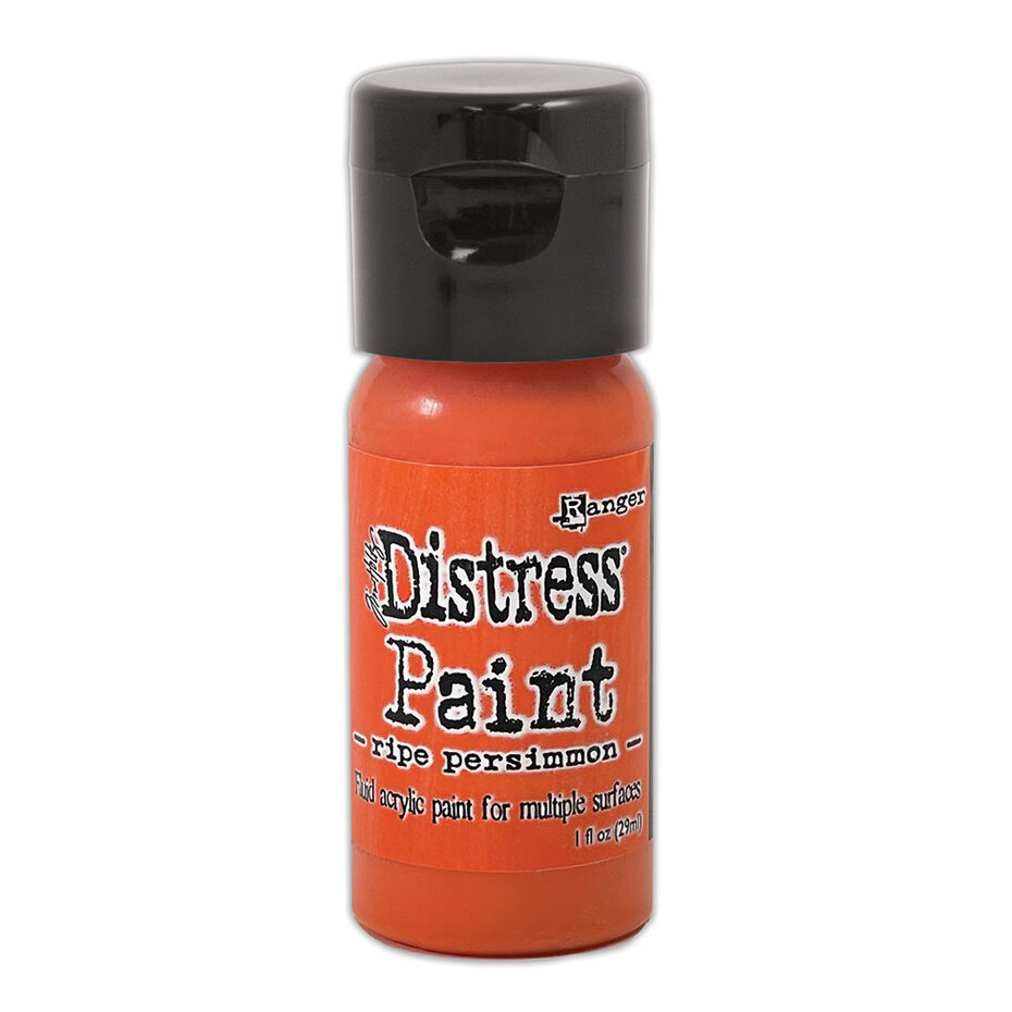 Ranger - Tim Holtz Distress Paint Flip Top Ripe Persimmon 1 fl oz (29 ml)