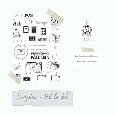 Creative Depot -  Stempelset - Designline - Post für dich 