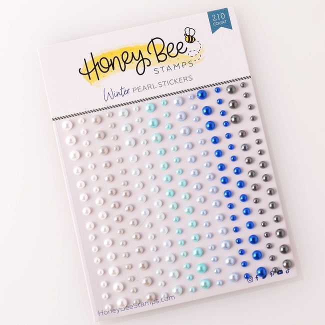 Honey Bee - Winter Pearls - Pearl Stickers - 210 Count