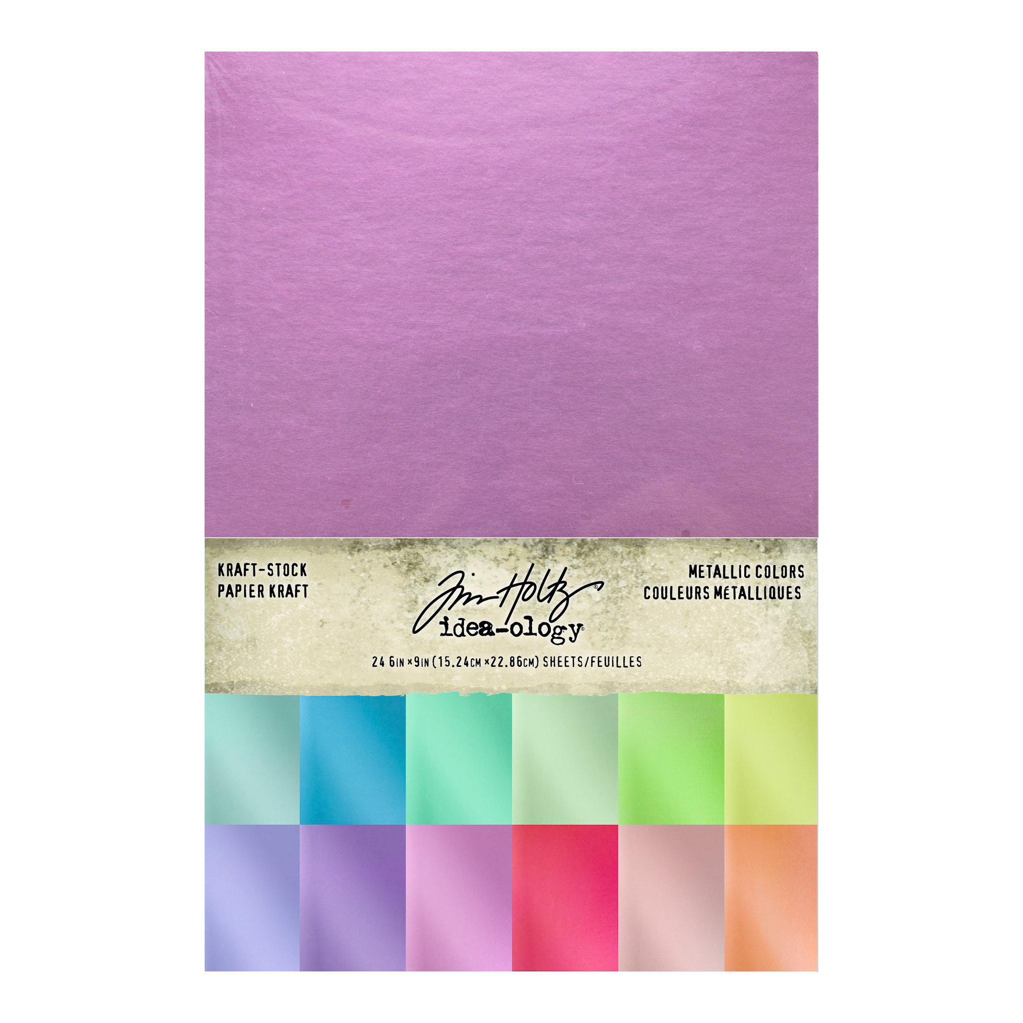 idea-ology-tim-holtz-kraft-stock-metallic-colors-t idea-ology-tim-holtz-kraft-stock-metallic-colors-t