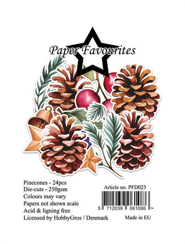 Paper Favourites - Paper Favourites Die-Cuts "Pinecones" Paper Favourites - Paper Favourites Die-Cuts "Pinecones"