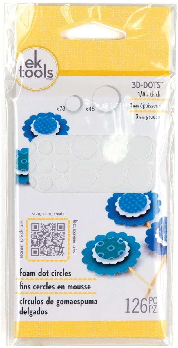 ek-success-tools-foam-dot-circles-0125-inch-55-010 ek-success-tools-foam-dot-circles-0125-inch-55-010