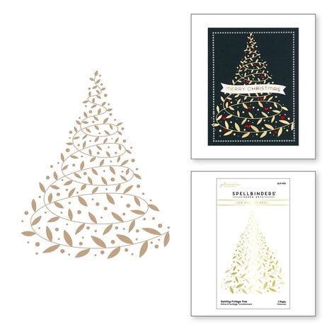 Spellbinders - Swirling Foliage Tree Hot Foil Plate 