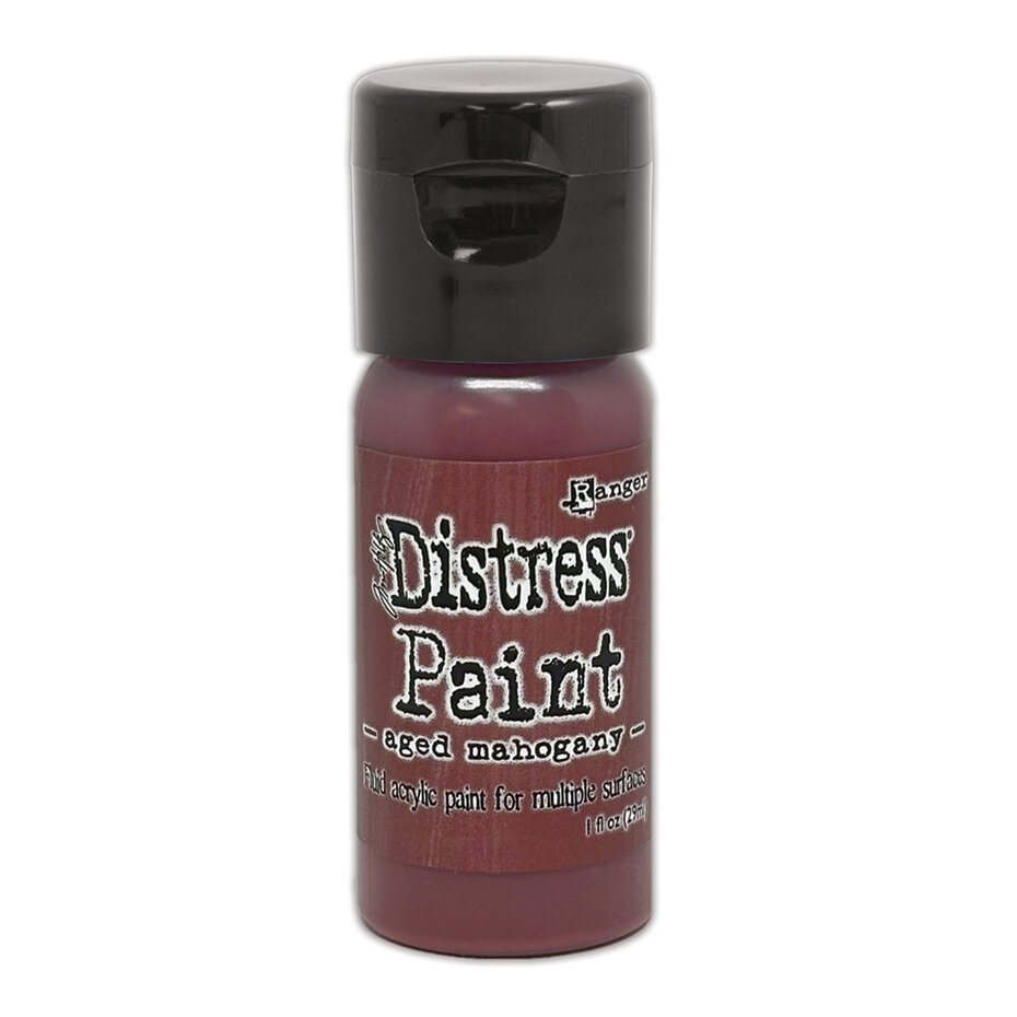 Ranger - Tim Holtz Distress Paint Flip Top Aged Mahogany 1 fl oz (29 ml)