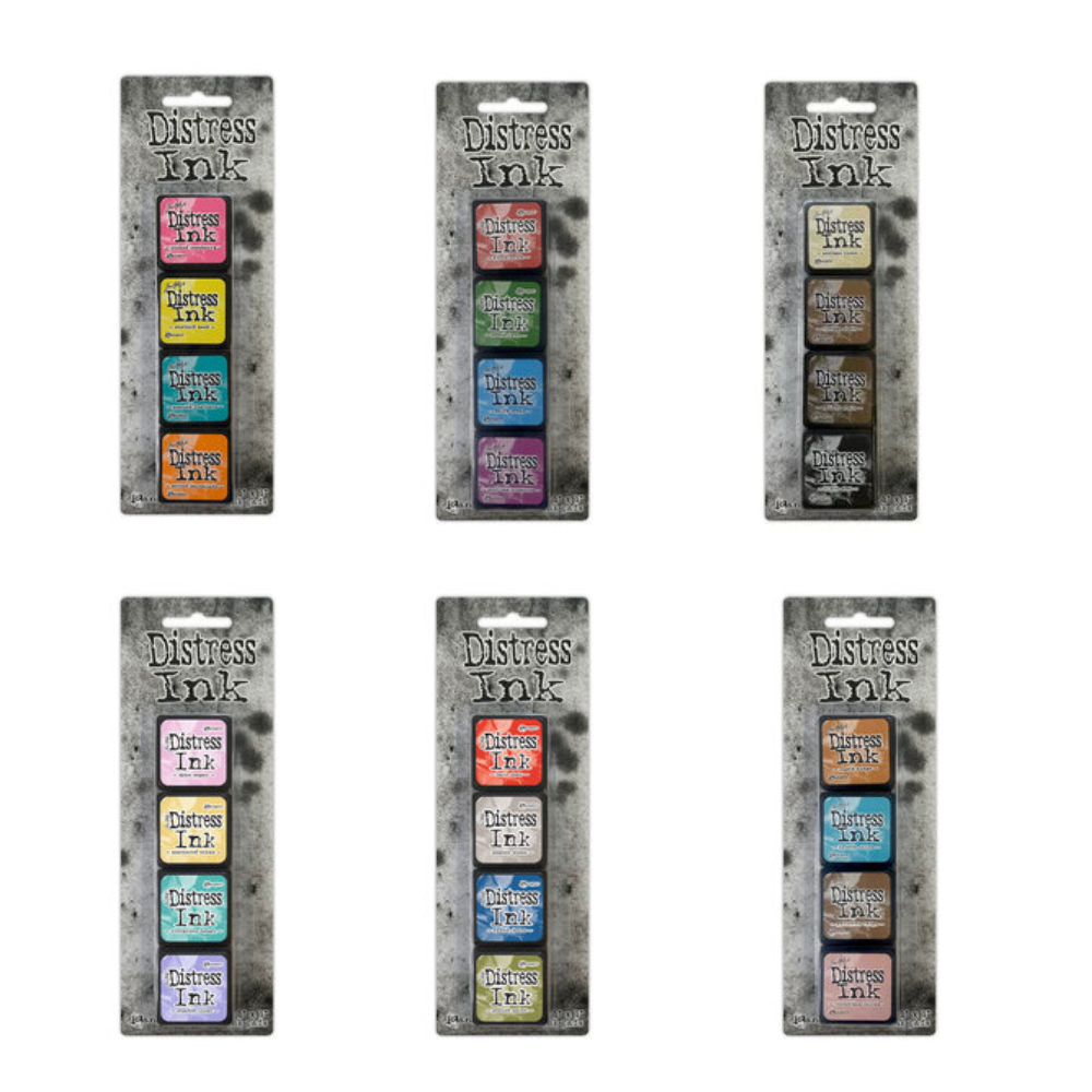Tim Holtz - Distress Mini Ink Pads # Set 1 bis 6