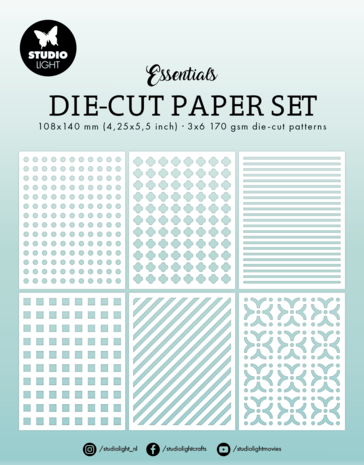 Studio Light - Die-cut Paper Set Essentials nr.36