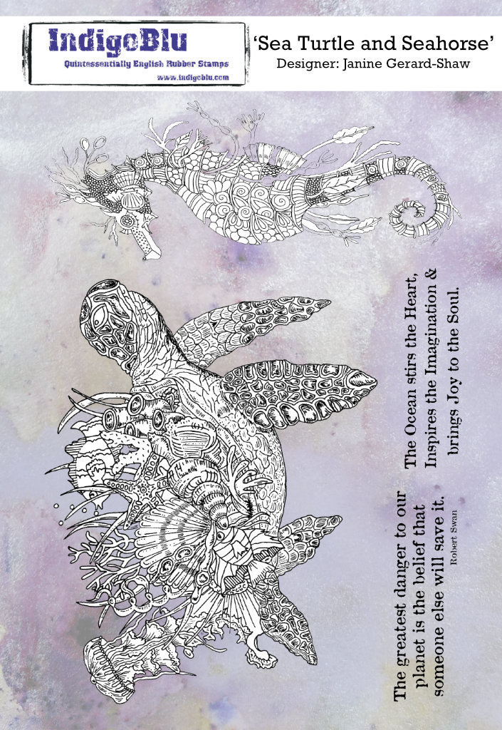 indigoblu-sea-turtle-and-seahorse-a5-rubber-stamps