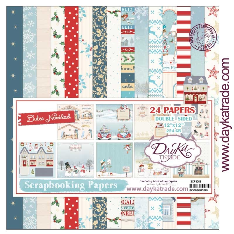 dayka-trade-dulce-navidad-12x12-inch-paper-pack-sc