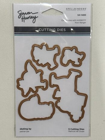 Spellbinders - Simon Hurley Etched Dies Skating By