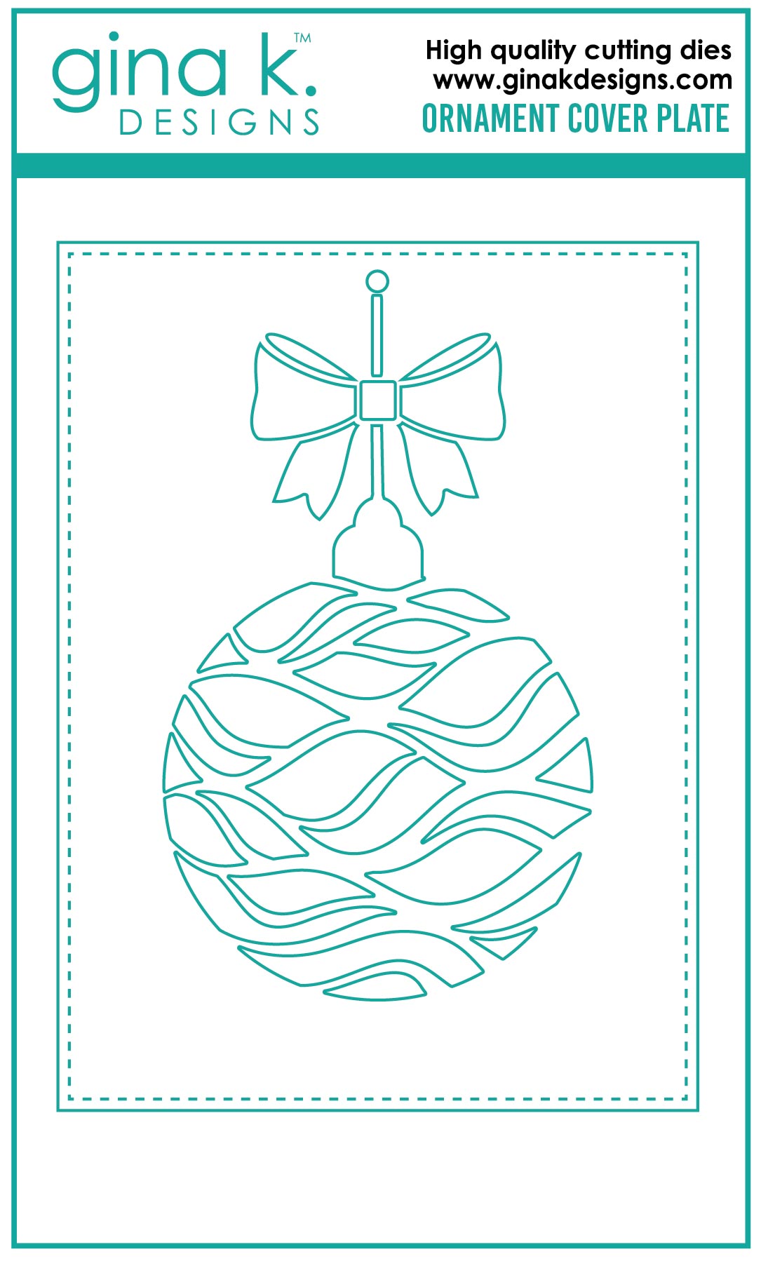 Gina K Designs - DIE- Ornament Cover Plate