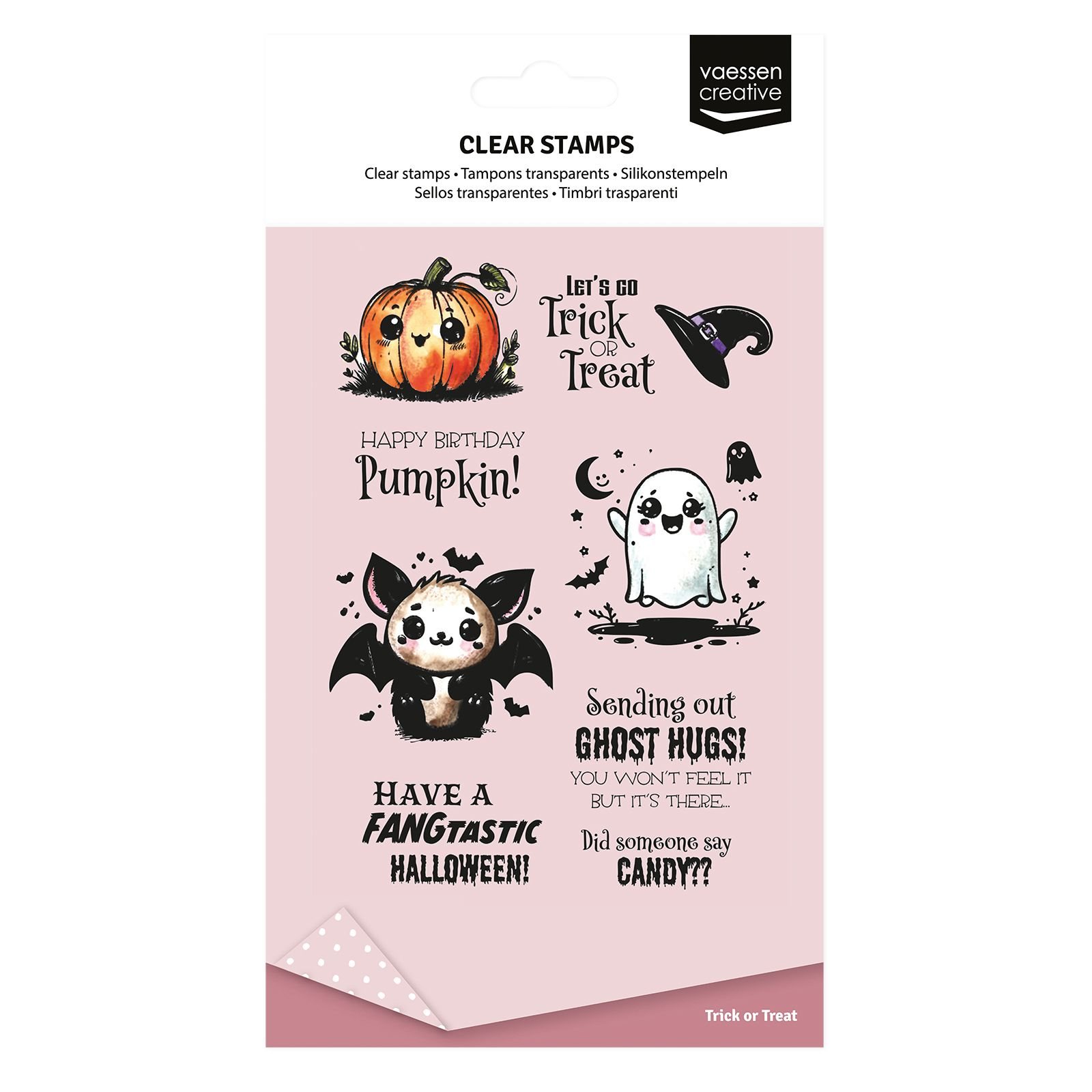 Vaessen Creative • Silikonstempel Trick or Treat 9St.