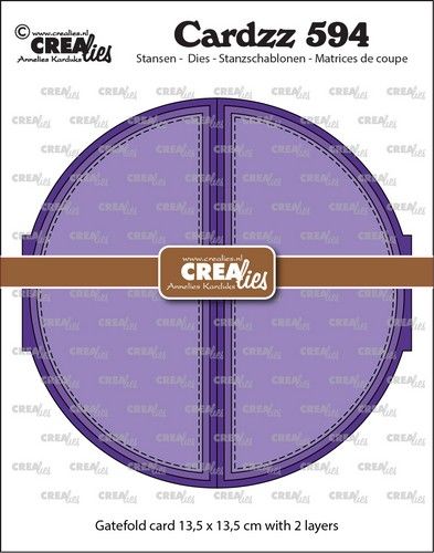 Crealies Cardzz Gatefold Kreiskarte