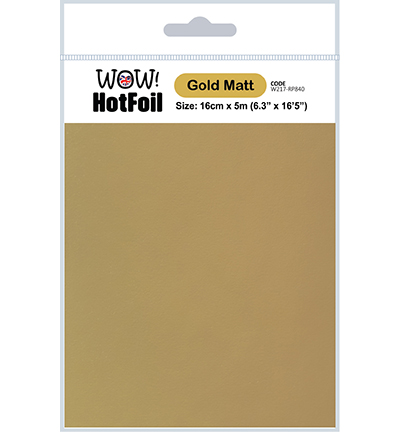 Wow! Hot Foil - Hot Foil, Gold Matt Wow! Hot Foil - Hot Foil, Gold Matt