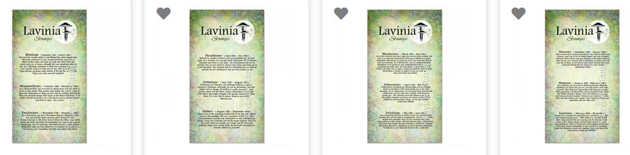Lavinia Stamps - Spellbinding Stamp Bundle - 4x Schrift Stempel