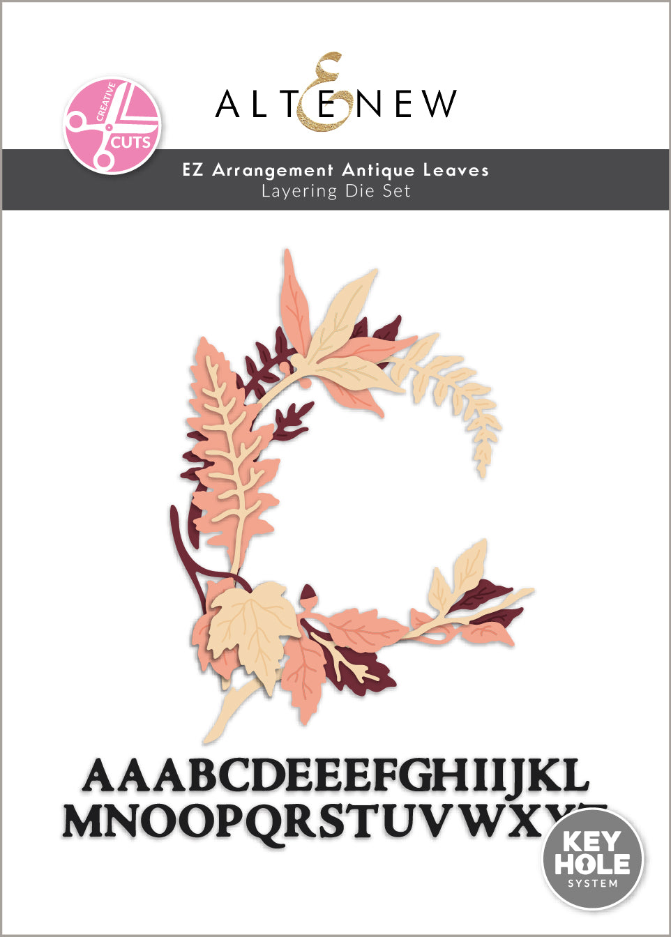 Altenew - Creative Cuts: EZ Arrangement Antique Leaves Layering Die Set