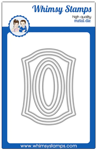 Whimsy Stamps - A2 Antique Frames Die Set Whimsy Stamps - A2 Antique Frames Die Set