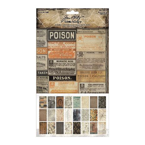 Idea-ology - Tim Holtz Halloween Backdrops Idea-ology - Tim Holtz Halloween Backdrops