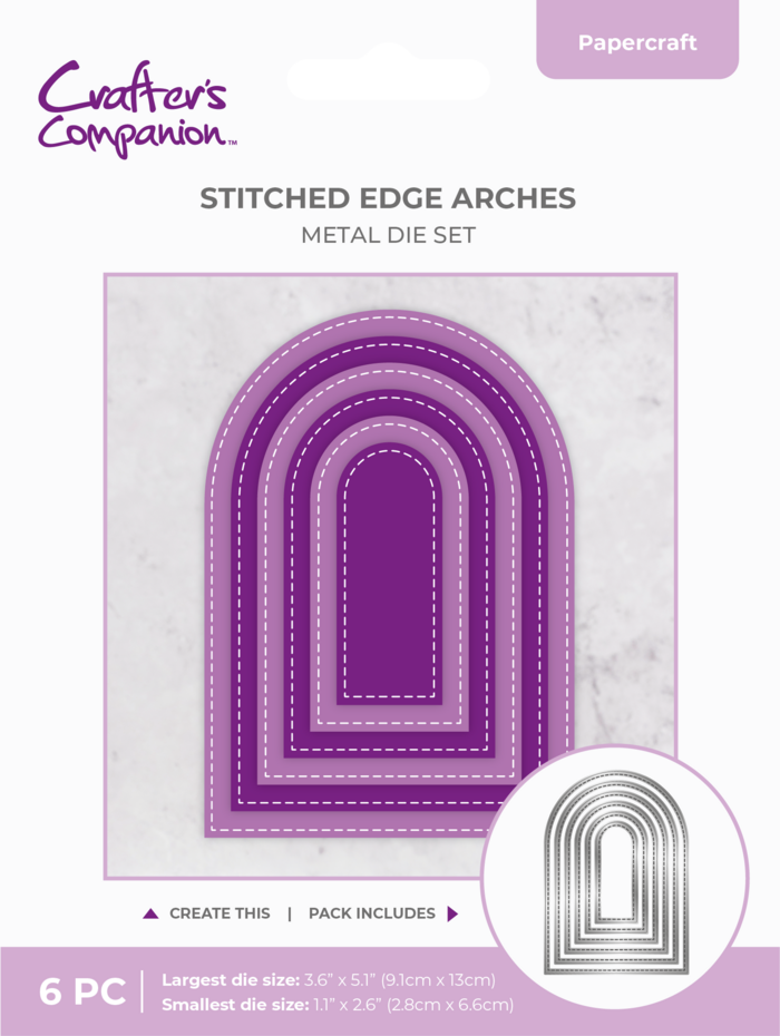 Crafter's Companion - Stitched Edge Metal Die Arch