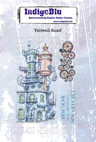 IndigoBlu - Feltwell Road A6 Rubber Stamps