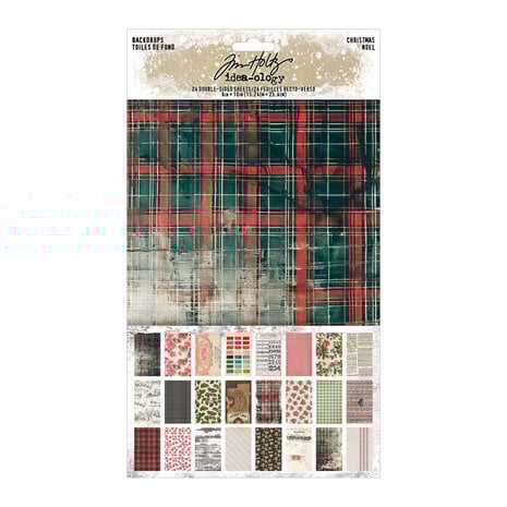 Idea-ology Tim Holtz - Christmas Backdrops Idea-ology Tim Holtz - Christmas Backdrops