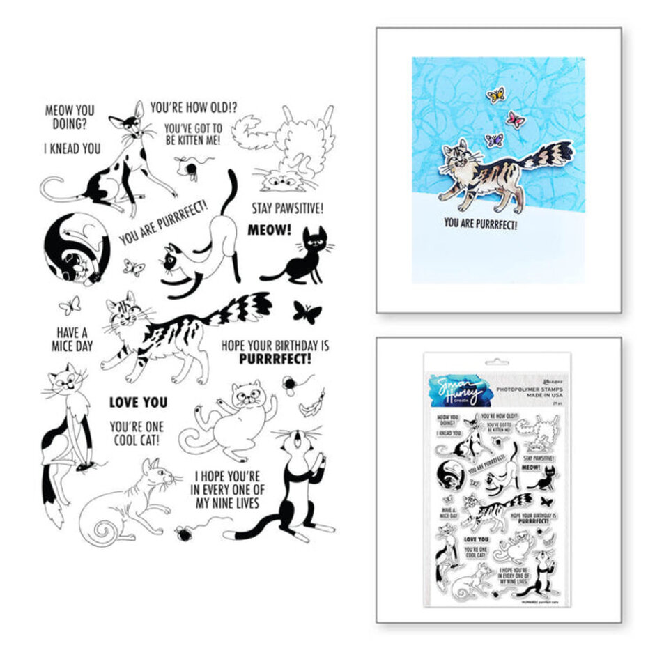 Spellbinders - Purrfect Cats Ranger Clear Stamp