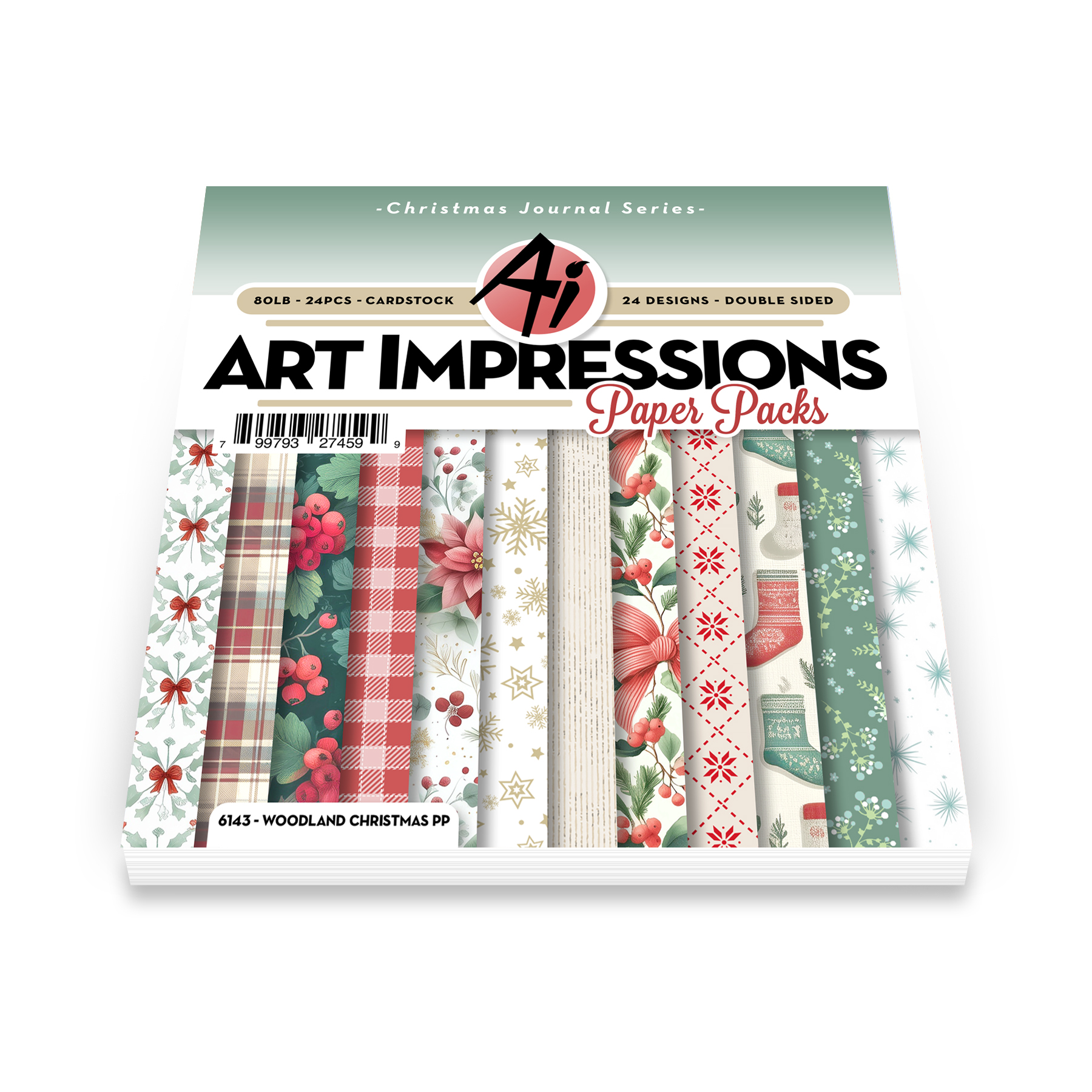 Art Impressions - Woodland Christmas Paper Pack